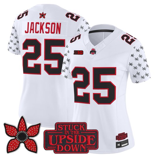 Women's Ohio State Buckeyes 'Stranger Things Edition' Vapor Limited Jersey - All Stitched