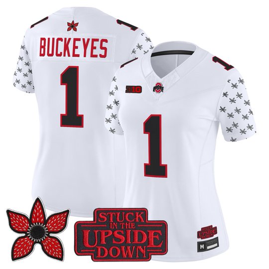 Women's Ohio State Buckeyes 'Stranger Things Edition' Vapor Limited Jersey - All Stitched