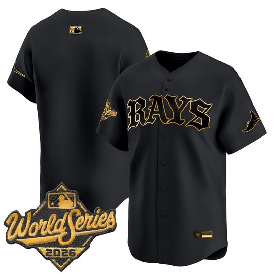 Men's Tampa Bay Rays 2026 World Series Vapor Premier Limited Jersey - Old English Edition - All Stitched