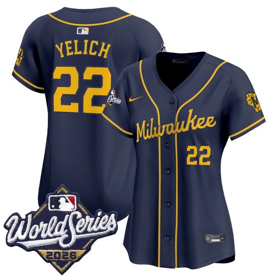 Women's Milwaukee Brewers 2026 World Series Vapor Premier Limited Jersey - All Stitched