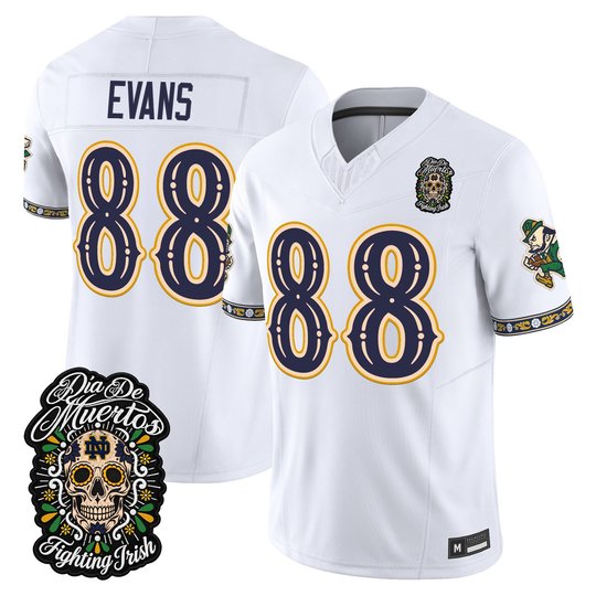 Men's Notre Dame Fighting Irish Día de los Muertos Vapor Limited Jersey - All Stitched