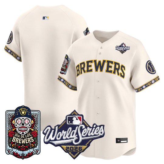Men's Milwaukee Brewers Día de los Muertos Vapor Premier Limited Jersey - 2026 World Series - Stitched