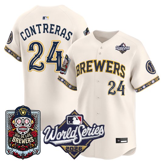 Men's Milwaukee Brewers Día de los Muertos Vapor Premier Limited Jersey - 2026 World Series - Stitched