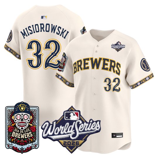 Men's Milwaukee Brewers Día de los Muertos Vapor Premier Limited Jersey - 2026 World Series - Stitched