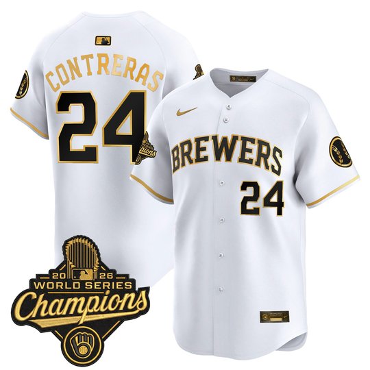 Men's Milwaukee Brewers 2026 World Series Champions Vapor Premier Limited Jersey - All Stitched