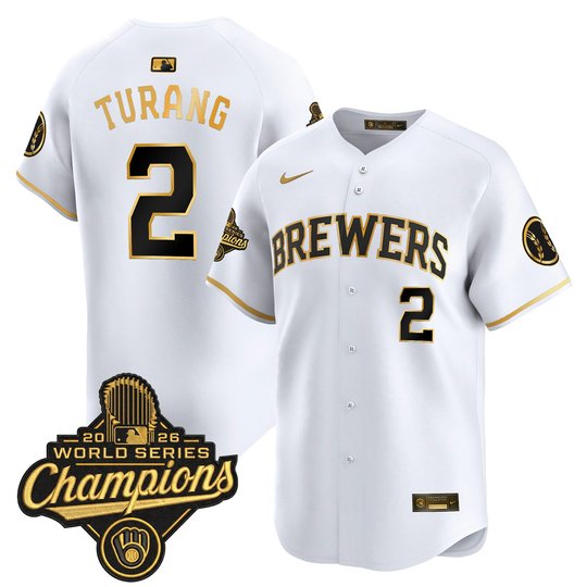 Men's Milwaukee Brewers 2026 World Series Champions Vapor Premier Limited Jersey - All Stitched