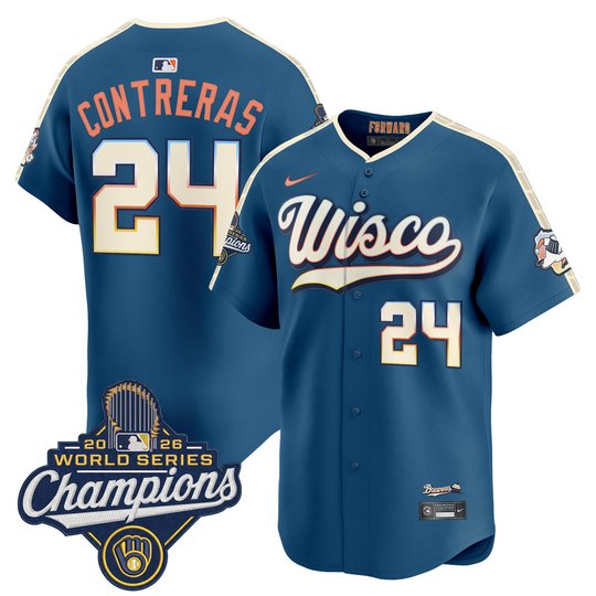 Men's Milwaukee Brewers 2026 World Series Champions Vapor Premier Limited Jersey - All Stitched