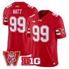 Men's Wisconsin Badgers Throwback Vapor Limited Jersey - All Stitched