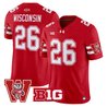 Men's Wisconsin Badgers Throwback Vapor Limited Jersey - All Stitched