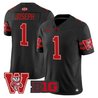 Men's Wisconsin Badgers Throwback Vapor Limited Jersey - All Stitched