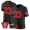 Men's Wisconsin Badgers Throwback Vapor Limited Jersey - All Stitched
