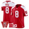 Men's Wisconsin Badgers Throwback Vapor Limited Jersey - All Stitched
