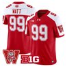 Men's Wisconsin Badgers Throwback Vapor Limited Jersey - All Stitched