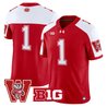Men's Wisconsin Badgers Throwback Vapor Limited Jersey - All Stitched