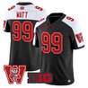 Men's Wisconsin Badgers Throwback Vapor Limited Jersey - All Stitched
