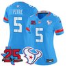 Women's Houston Texans 2026 "Rivalries" Vapor Limited Jersey - 25th Year Anniversary Patch - All Stitched
