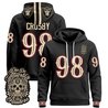 Men's Las Vegas Raiders Día de los Muertos Premium Pullover Hoodie - All Stitched