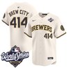 Men's Milwaukee Brewers 2026 World Series Vapor Premier Limited Jersey V2 - All Stitched