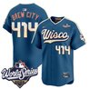 Men's Milwaukee Brewers 2026 World Series Vapor Premier Limited Jersey V2 - All Stitched