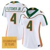 Women's Miami Hurricanes 2001 Throwback Vapor Limited Jersey - All Stitched