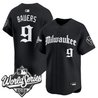 Men's Milwaukee Brewers 2026 World Series Vapor Premier Limited Jersey - Gothic Edition - All Stitched