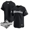 Men's Milwaukee Brewers 2026 World Series Vapor Premier Limited Jersey - Gothic Edition - All Stitched