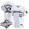 Men's Milwaukee Brewers 2026 World Series Vapor Premier Limited Jersey - Gothic Edition - All Stitched