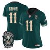Women's Philadelphia Eagles Día de los Muertos Vapor Limited Jersey - All Stitched