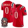 Men's New England Patriots Día de los Muertos Vapor Limited Jersey - All Stitched