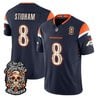 Men's Denver Broncos Día de los Muertos Vapor Limited Jersey - All Stitched