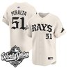 Men's Tampa Bay Rays 2026 World Series Vapor Premier Limited Jersey - Old English Edition - All Stitched