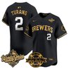 Men's Milwaukee Brewers 2026 World Series Vapor Premier Limited Jersey V2 - Bob Uecker Patch - All Stitched