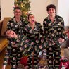 San Francisco 49ers Long Sleeve Satin Pajama Set V2