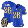 Women's Los Angeles Rams Día de los Muertos Vapor Limited Jersey - All Stitched