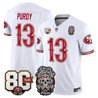 Men's San Francisco 49ers Día de los Muertos Vapor Limited Jersey - 80th Anniversary Patch - All Stitched