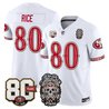 Men's San Francisco 49ers Día de los Muertos Vapor Limited Jersey - 80th Anniversary Patch - All Stitched