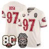 Men's San Francisco 49ers Día de los Muertos Vapor Limited Jersey - 80th Anniversary Patch - All Stitched