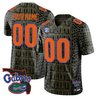 Florida Gators Olive Vapor Limited Custom Jersey - Stitched