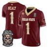 Men's Texas State Bobcats Día de los Muertos Vapor Limited Jersey - All Stitched