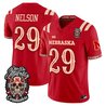 Men's Nebraska Cornhuskers Día de los Muertos Vapor Limited Jersey - All Stitched