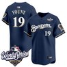 Men's Milwaukee Brewers Throwback Vapor Premier Limited Jersey - 2026 World Series - All Stitched
