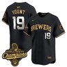 Men's Milwaukee Brewers 2026 World Series Champions Vapor Premier Limited Jersey - All Stitched