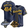 Men's Milwaukee Brewers 2026 World Series Champions Vapor Premier Limited Jersey - Bob Uecker Patch - All Stitched