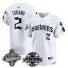 Men's Milwaukee Brewers 2026 World Series Champions Vapor Premier Limited Jersey - Old English Edition - All Stitched