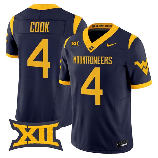 Men's West Virginia Mountaineers 2026 Vapor Limited Jersey - All Stitched