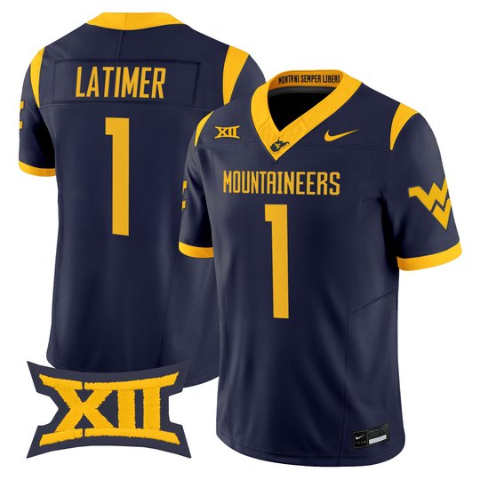 Men's West Virginia Mountaineers 2026 Vapor Limited Jersey - All Stitched