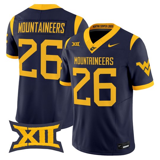 Men's West Virginia Mountaineers 2026 Vapor Limited Jersey - All Stitched