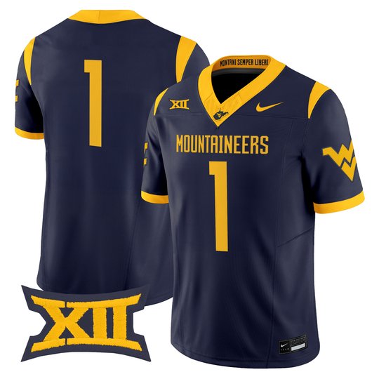 Men's West Virginia Mountaineers 2026 Vapor Limited Jersey - All Stitched