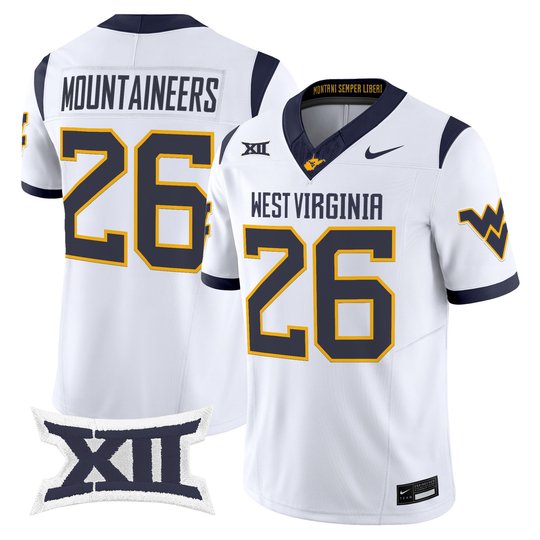 Men's West Virginia Mountaineers 2026 Vapor Limited Jersey - All Stitched