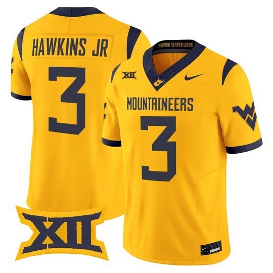 Men's West Virginia Mountaineers 2026 Vapor Limited Jersey - All Stitched